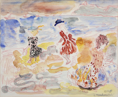 Filles au bord de la mer, 1947/48