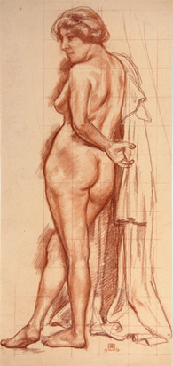 Standing Female Nude, 1910