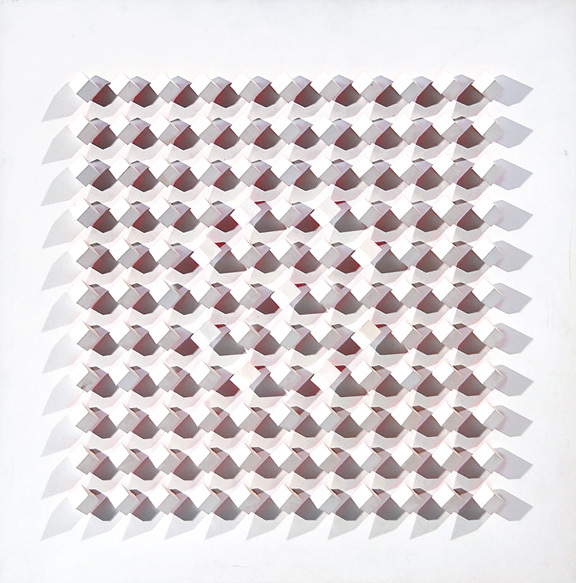 Luis R. Tomasello, Atmosphère chromoplastique (rouge), 1970