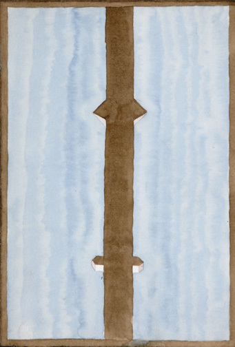 Markus Raetz, Recto: Untitled; Verso: Couple, 1975