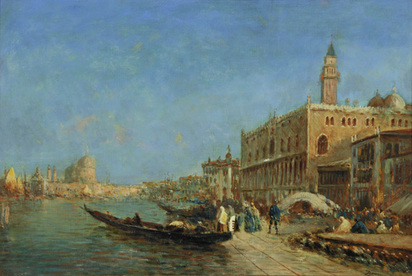 Le Quai des Esclavons et le Palais des Doges, 1878