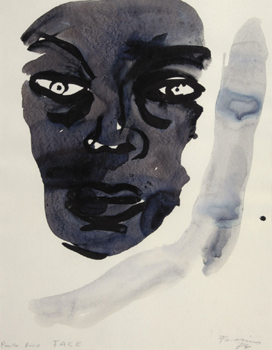 Rainer Fetting, Puerto Rico Face, 1984