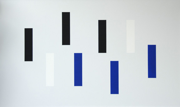 Andreas Brandt, Mit dunklem Blau, 2000