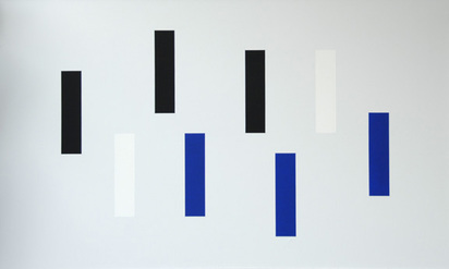Mit dunklem Blau, 2000