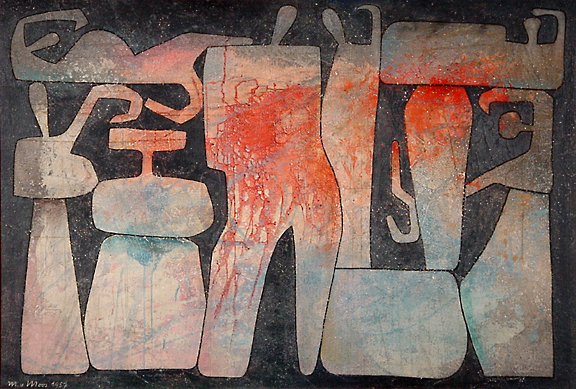 Max von Moos, Geisterreigen, 1957