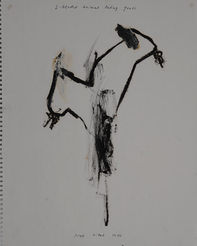 Not Vital, 2-Headed Animal Eating Grass, 1984