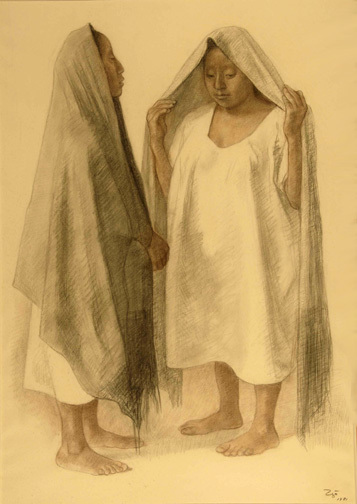 Francisco Zuniga, Dos Muchachas, 1981