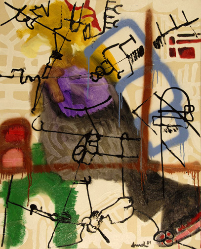François Arnal, La strada (série des évidences), 1989