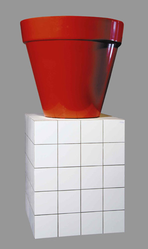 Jean-Pierre Raynaud, Pot rouge, 1968-2002