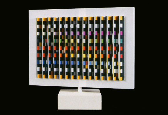 Yaacov Agam, Free-Standing Double-Sided Spinning Polymorph