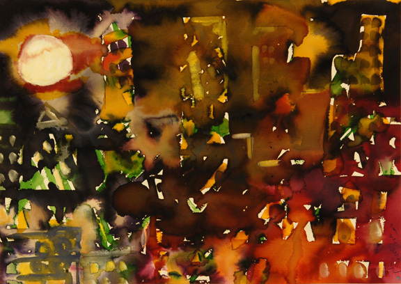 Romare Howard Bearden, New Moon II, 1981