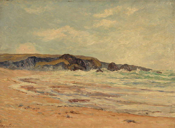 Maxime Maufra, La plage à Donant - Belle Ile en mer