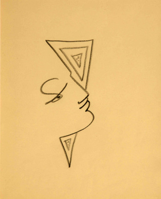 Profil droit, um 1956/58