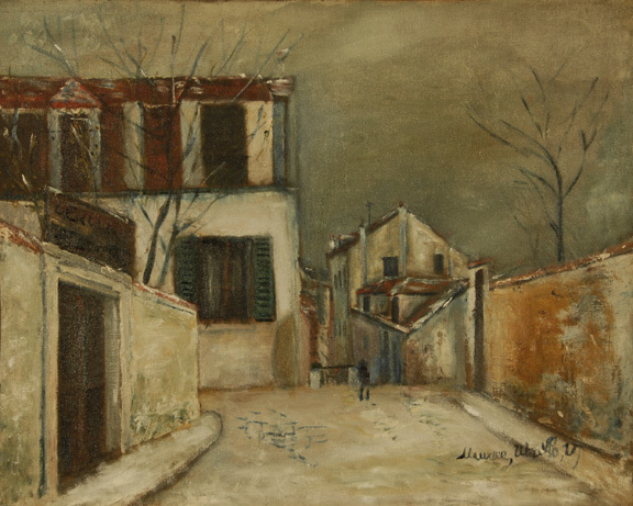 Maurice Utrillo, Rue de Mont-Cenis sous la neige, approx. 1917