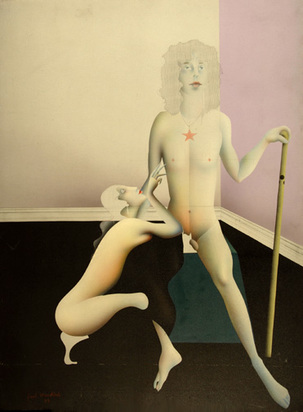 Two German Spartakists Posing as Jupiter and Thetis, 1973