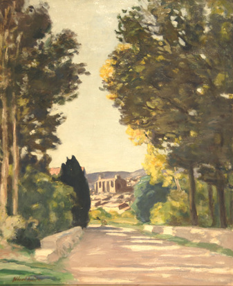 Entrée de Laudun, 1927