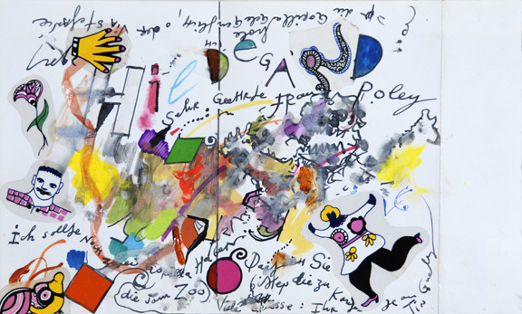 Jean Tinguely, Sehr geehrte Frau Hildegard..., 1981