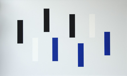 Mit dunklem Blau, 2000
