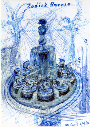 Zodiak Brunnen, 1996