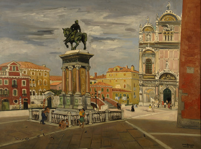 Place San Giovanni e Paolo, Venise, 1970