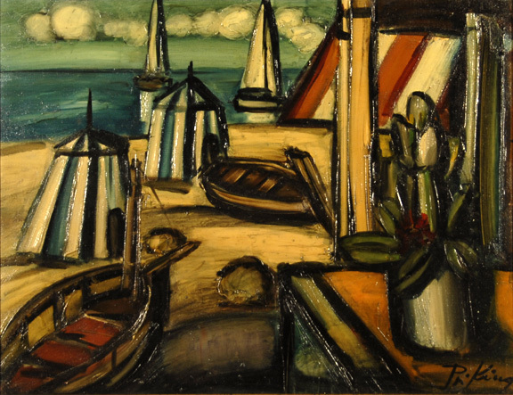 Franz Priking, Sur la plage