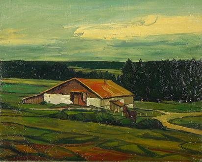 Ferme à la lisière de la forêt, 1973