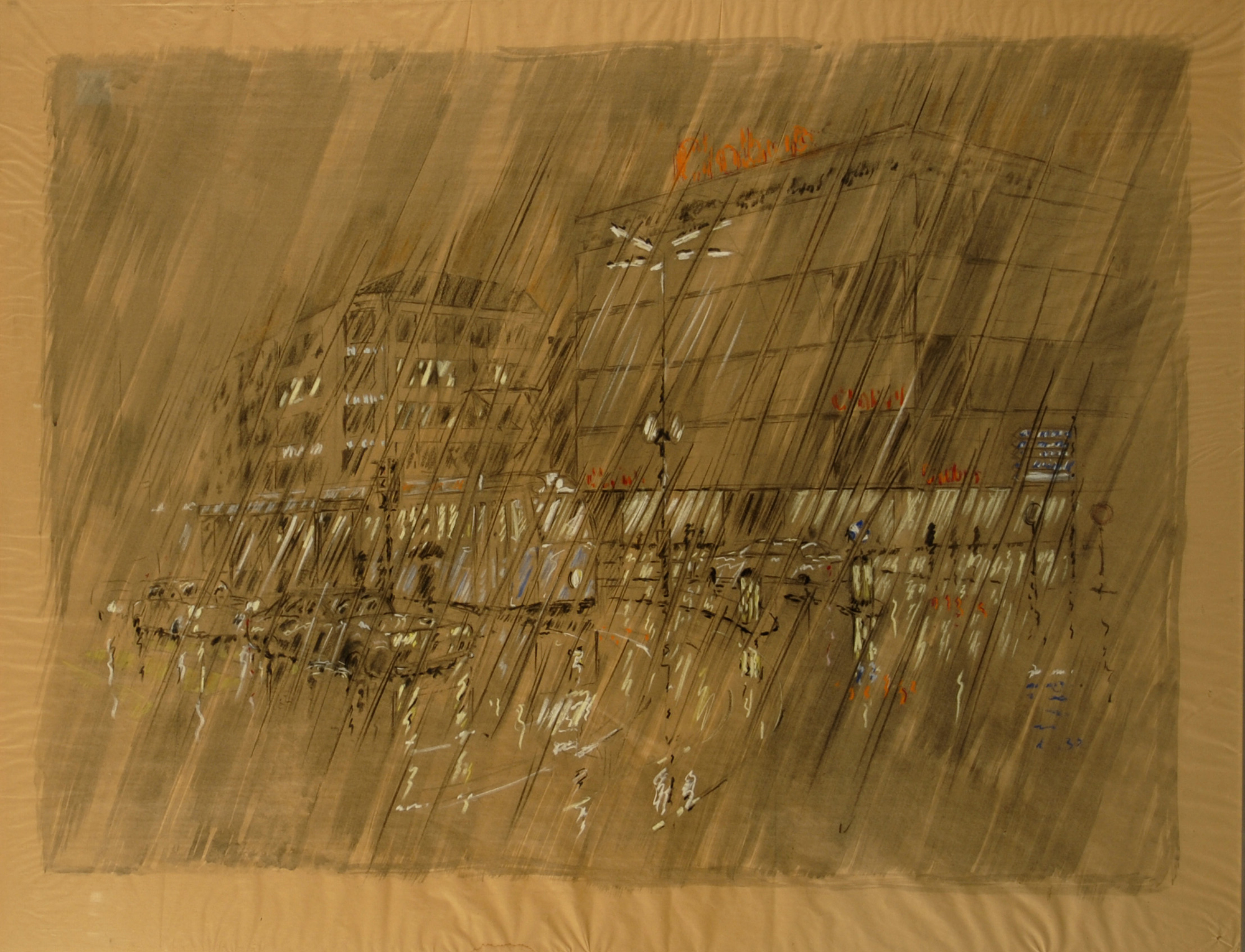 David Weiss, Löwenplatz Zürich, approx. 1975