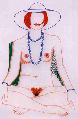 Tom Wesselmann, Monica Crosslegged with Beads, 1985/2004