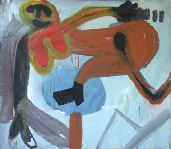Martin Disler, Laufende Frau, 1981
