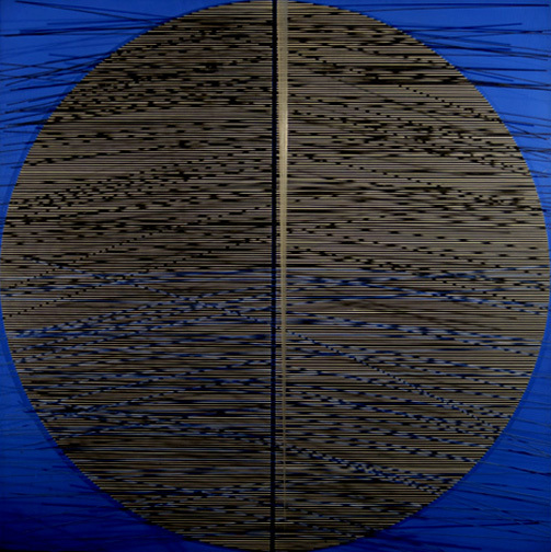 Jesús Rafael Soto, Grand rond avec bleu, 1972