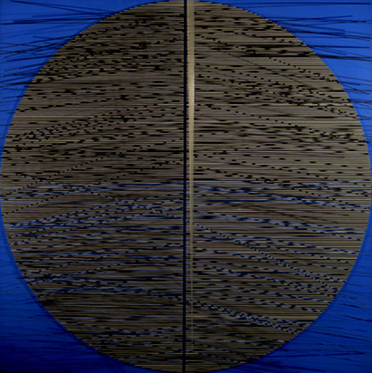 Grand rond avec bleu, 1972