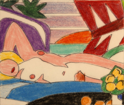 Study for Sunset Nude (Squared Off), 2002