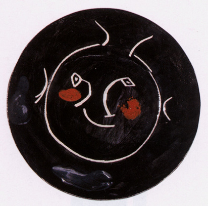 Plate J, aus "Black face" service, 1948