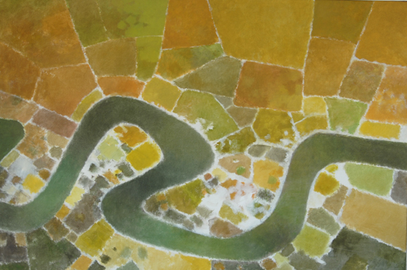 Hermann-Alfred Sigg, Der grüne Fluss in den reifenden Feldern, 1976