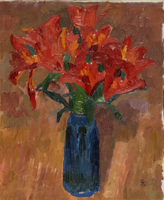 Tulipani, (Vase mit Tulpen), 1916/17