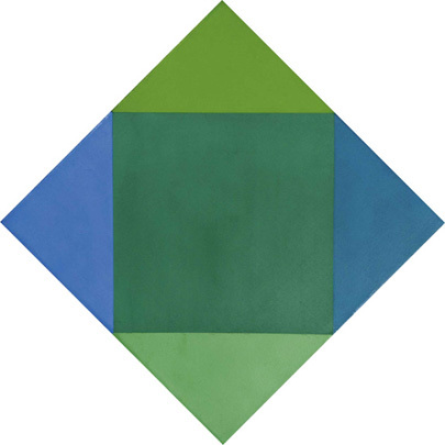 Zerstrahltes Grün, 1964
