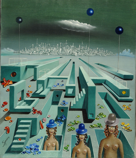 Georges Spiro, Les filles au chapeau melon