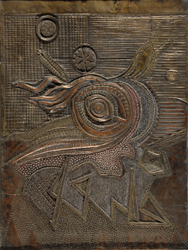 Serge Brignoni, Météorite dans l'espace (anticipation sur les satellites), 1941