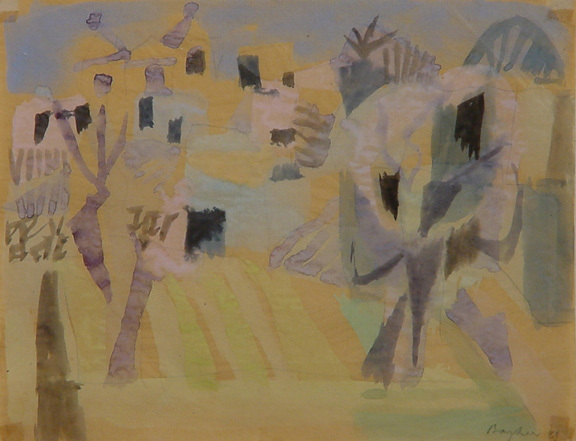 Eduard Bargheer, San Vito, 1948