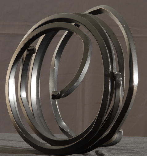 Bernar Venet, Double ligne indéterminé (Nr. 389), 1989