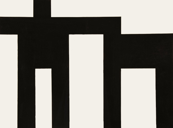 Helmut M. Federle, The Man and the Dog, 1982