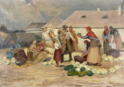 Melonenverkäuferin