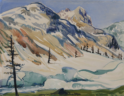 Lawinenreste am 15. June 1935 (Val Bevers), 1935