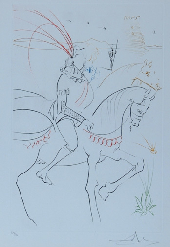Salvador Dalí, Portfolio. La Quête du Graal, 1975