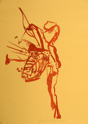 Untitled (Indianer mit Pfeilen beschossen), from "Spur I", 1974