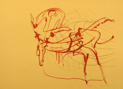 Untitled (Hirsch und Sonne), from "Spur I", 1974