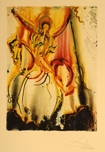 Salvador Dalí, Le cavalier triomphant, 1973
