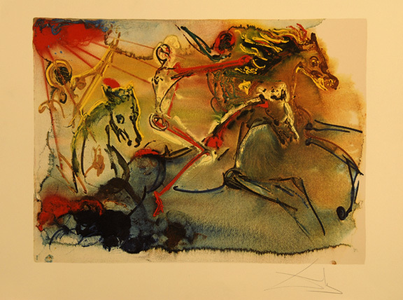Salvador Dalí, Les Cavaliers de l'Apocalypse, 1971