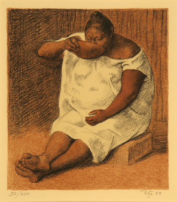 Mujer bebiendo, 1984