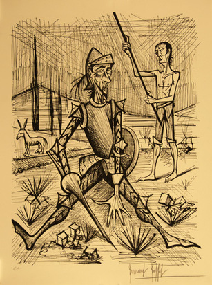 Don Quichotte avec pique cassé